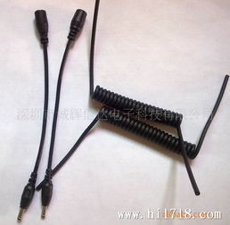 专业厂家供应USB转DC母双拉线、PU卷线等音视频线材，品质与创新并行